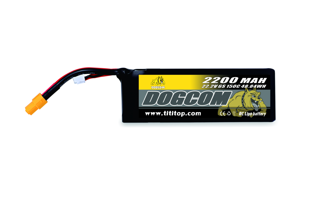 2200mAh 150C 6S 22.2V Lipo батарея - 1